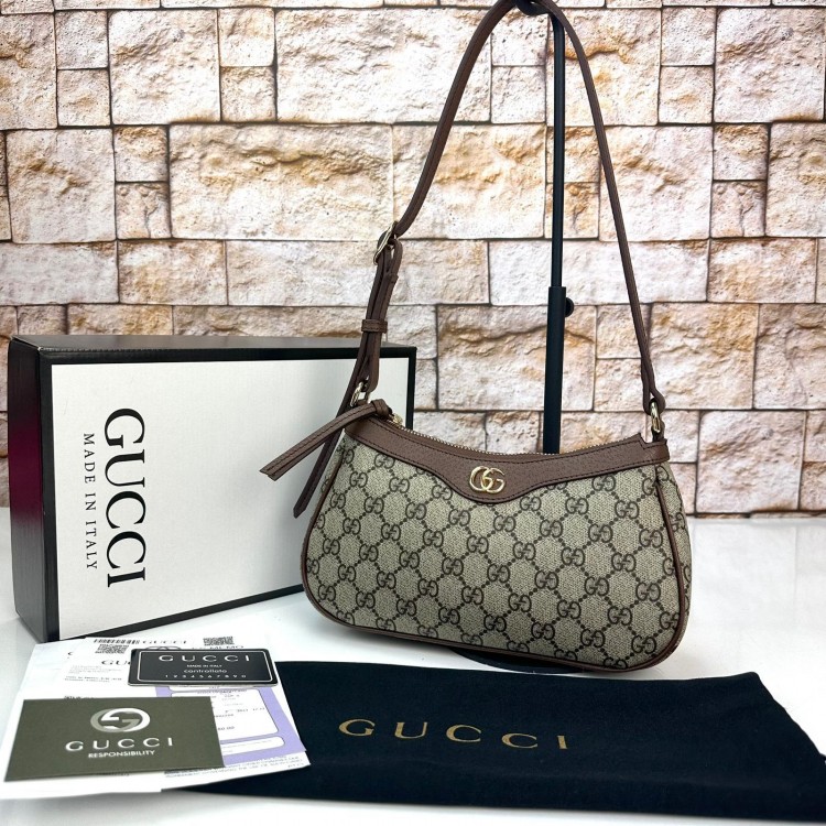 GUCCİ OPHİDİA SMALL HANDBAG ACI KAHVE